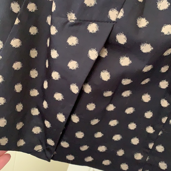 NWT Size 8 H&M Black with Tan Polka Dot Dress - Picture 4 of 4